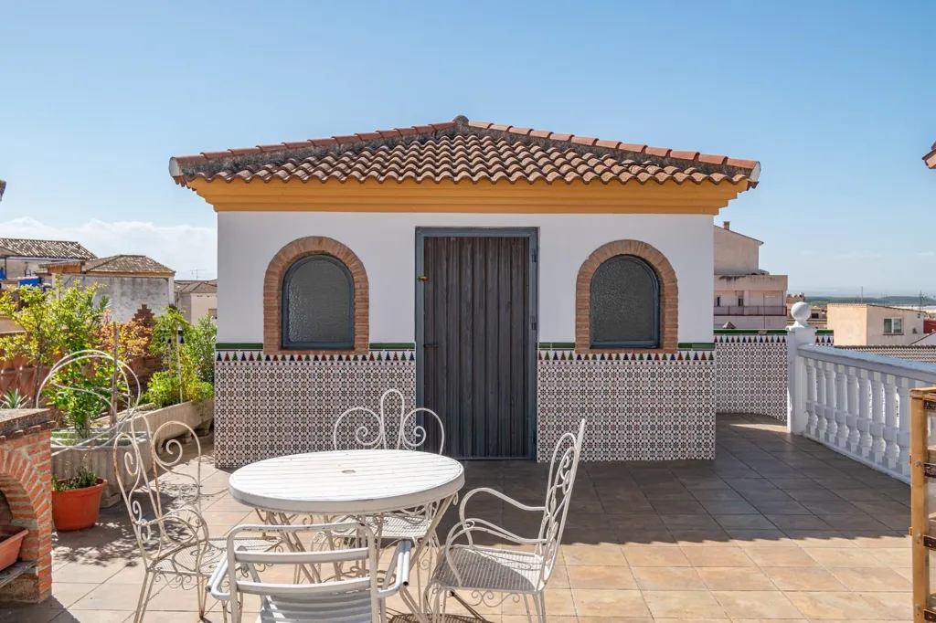 Terrass - Corner House with Pool in Atarfe