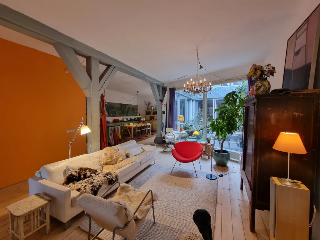 Séjour - Ground Floor Apartment with Canal View in Amsterdam