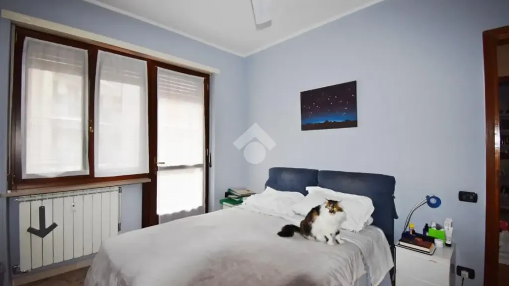 Camere da letto - Penthouse con vista sulle colline a Cascinette D'Ivrea