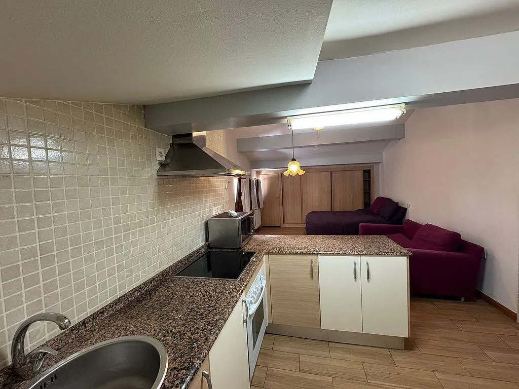 Kitchen - Loft with Sea View in Gijón Centre