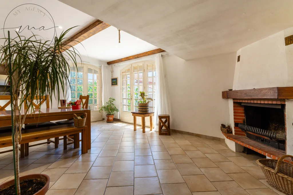 Sala da pranzo - Provençal Style House with Pool in Lignan-sur-Orb
