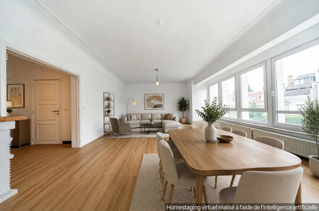 Salle à manger - Appartement 2 Chambres avec Bureau près du Bois de la Cambre
