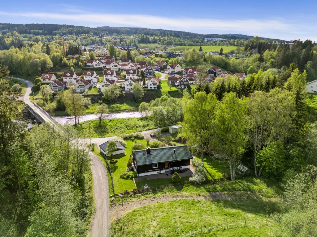 Vue aérienne - Detached House with Double Garage in Nittedal