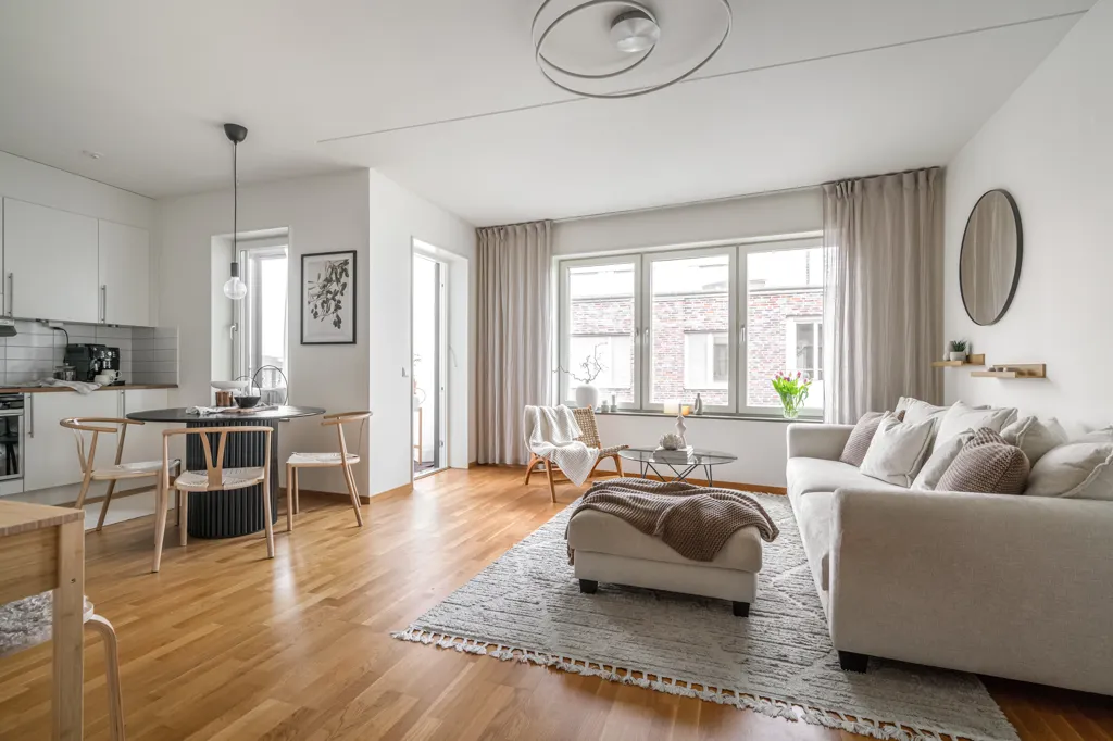 Soggiorno - Modern Flat with Corner View in Kvillebäcken