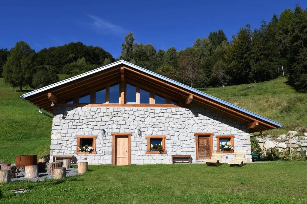 Extérieur - New Chalet with Dolomites View in Brenta