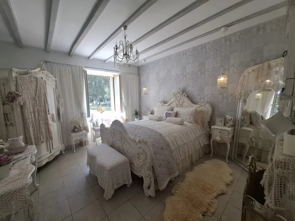 Camere da letto - Riverside Guest House with Mill in Chef Boutonne