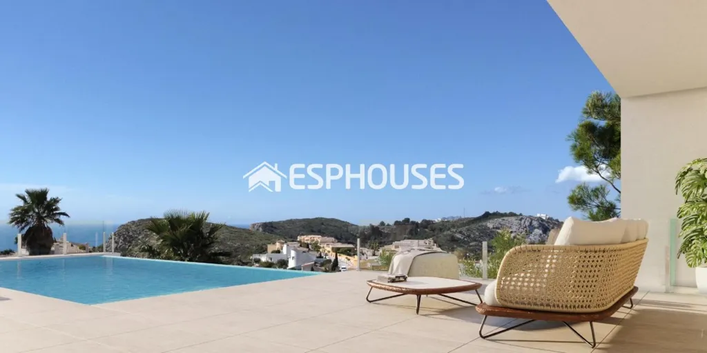 Piscina - Contemporary House with Infinity Pool in Benitachell