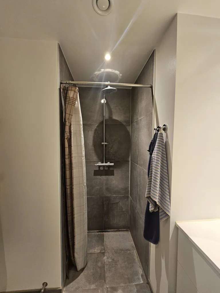 Salles de bain - Furnished Apartment with Park View in Valby