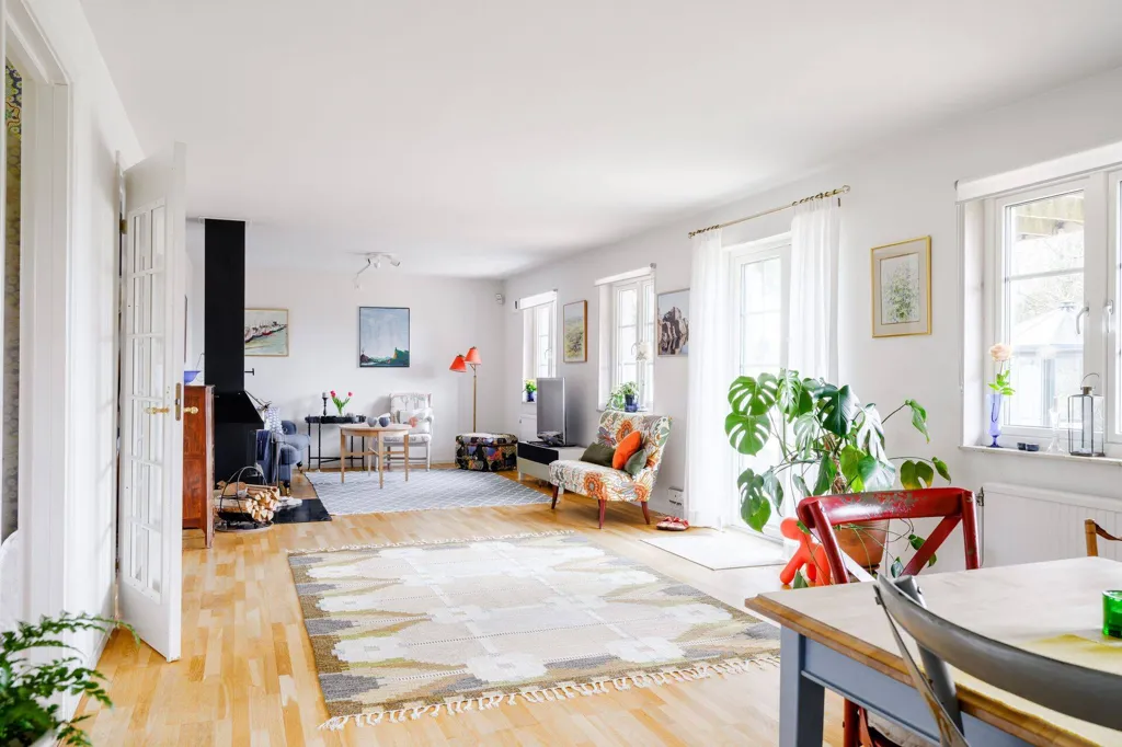 Living Room - Villa with Sea View in Trelleborg