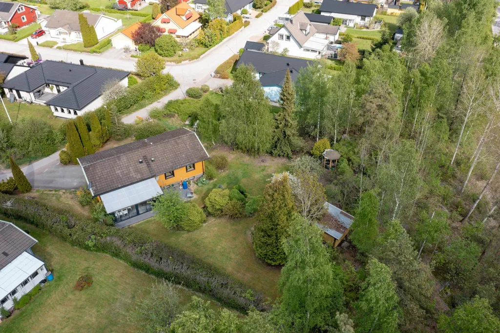 Aerial - Sutteräng Villa with Balcony in Västmanland