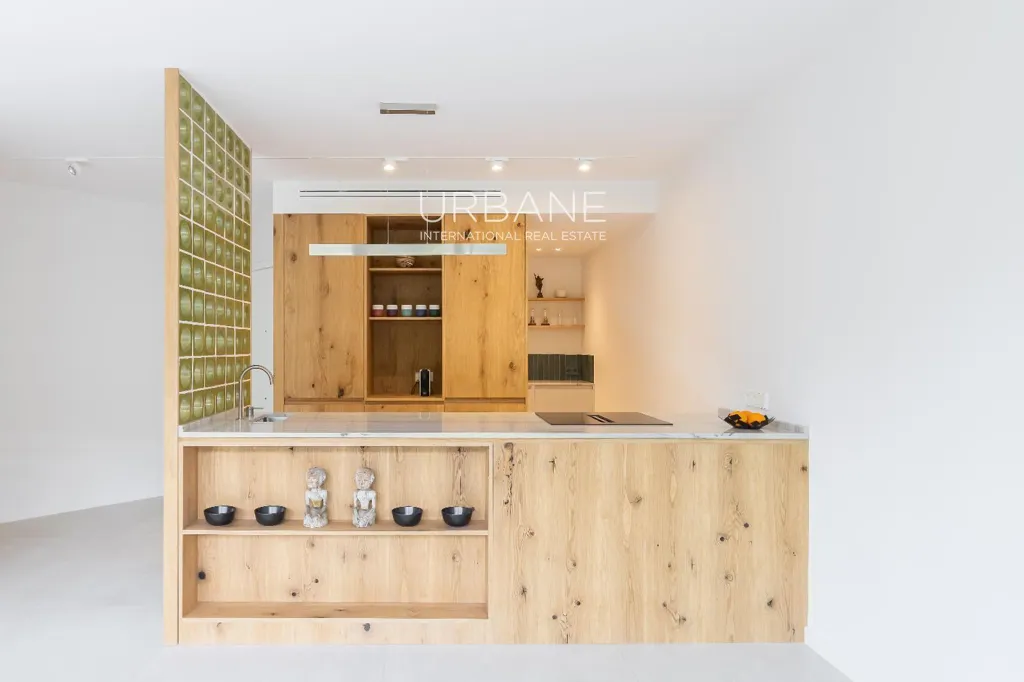 Köök - Designer Flat with Terrace in Sant Antoni, Barcelona