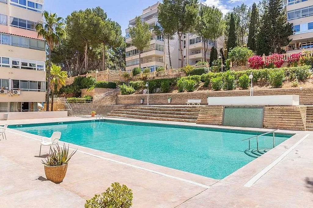 Piscine - Studio with Pool and Sea View in Santa Ponça