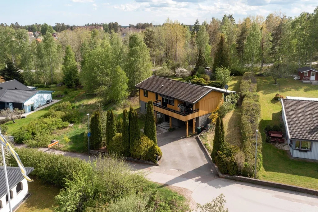Aerial - Sutteräng Villa with Balcony in Västmanland