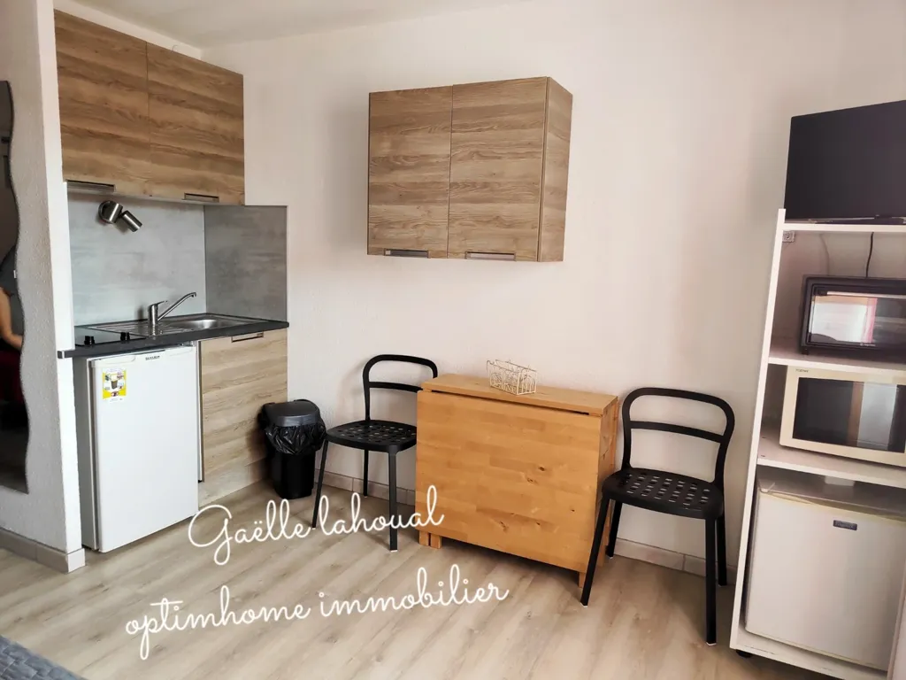 Cuisine - Studio Meublé à Lamalou-les-Bains, Proche Thermes