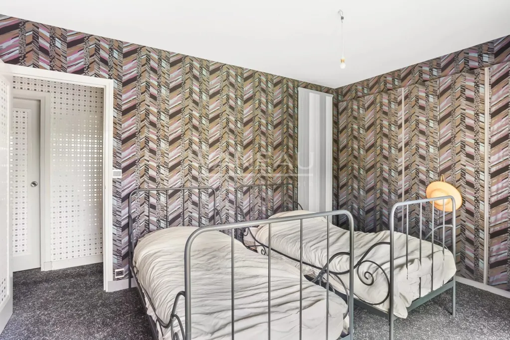 Chambres - Maison d'architecte avec toitures asymétriques à Nointot