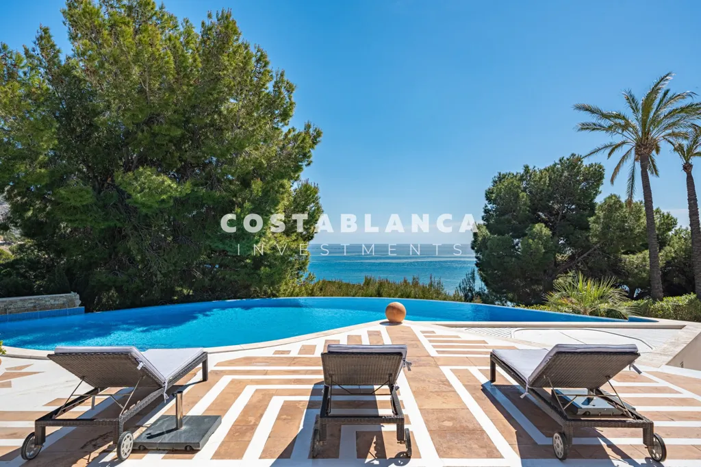 Piscine - First Line Villa with Sea Views in Altea Hills