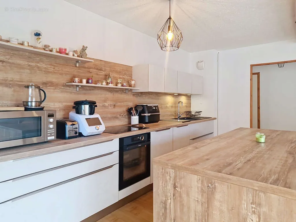 Cucina - 3-Bed Apartment with Terrace in Gières