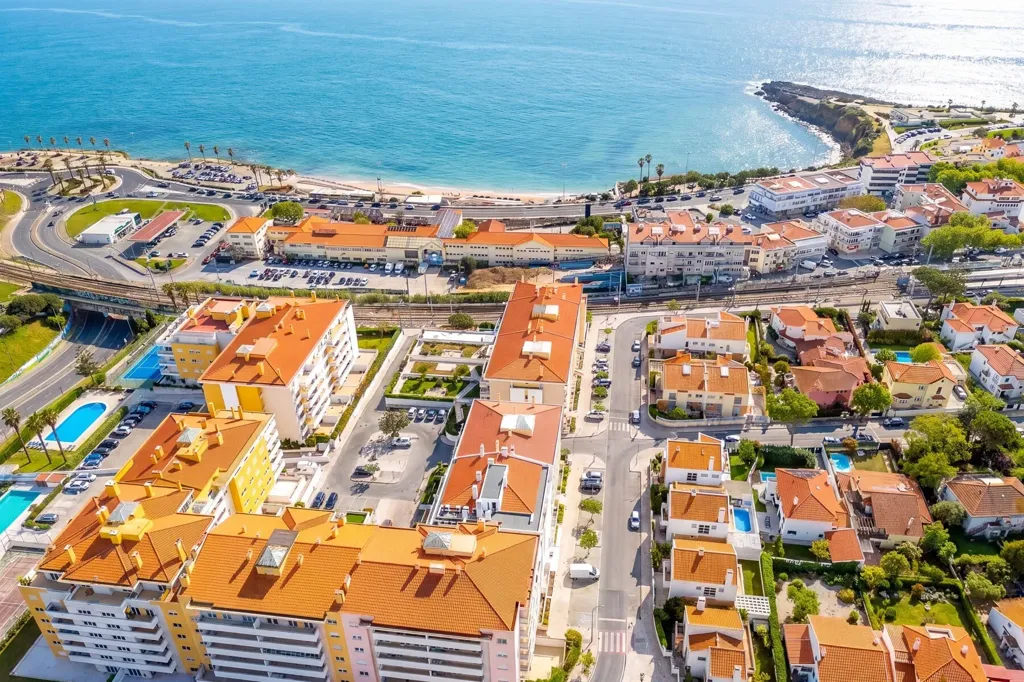 Vue aérienne - Luxury Apartment with Balconies in Cascais