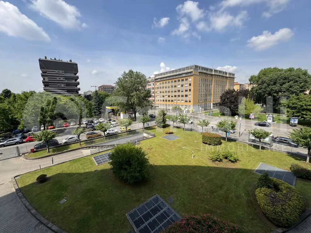 Aerial - Armed Two-Bedroom Apartment with Balcony in Milan