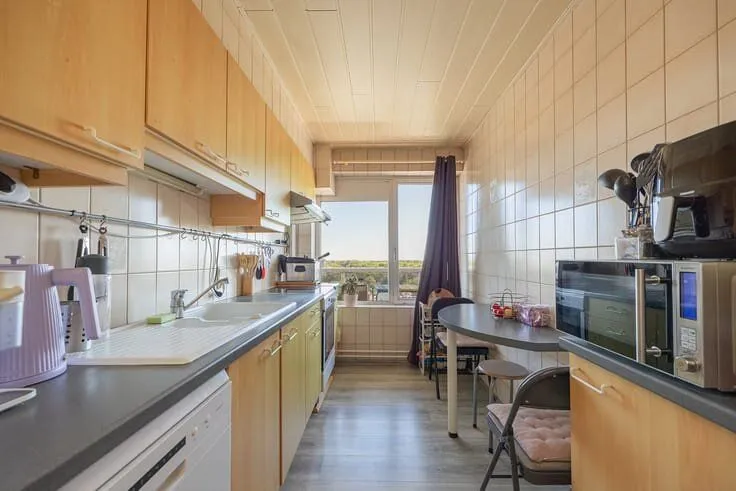 Cucina - Apartment with Canal View in Deurne, Antwerp