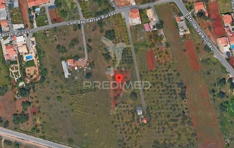 Õhuvaade - Rustic Plot near National Road in Vale Judeu