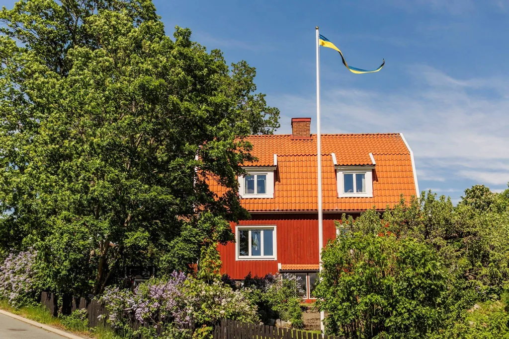 6-toaline maja asukohas Lidingö kommun