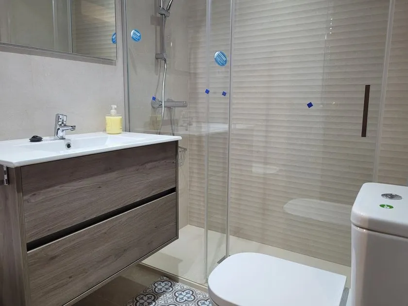 Bathrooms - Furnished Flat with Terrace in Peñagrande, Madrid