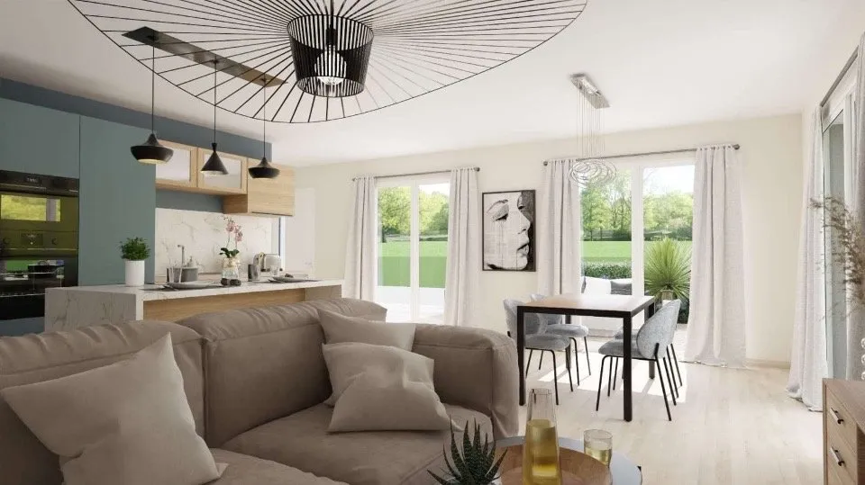 New Build House with Garden in Montertelot