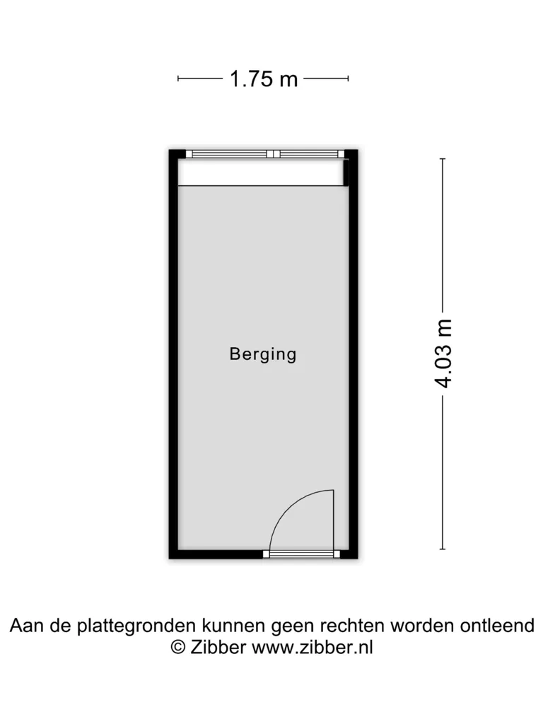 Plaan - 3-toaline korter asukohas Leiden