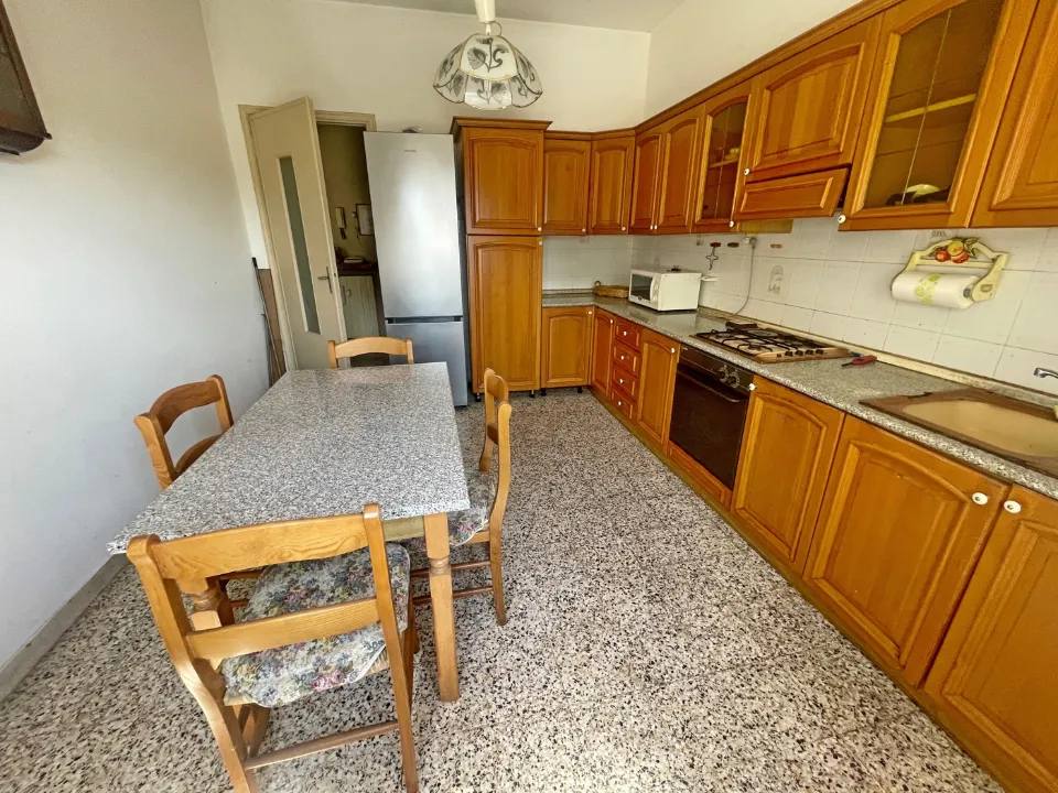 Kitchen - Apartment with Balconies in Central Strambino