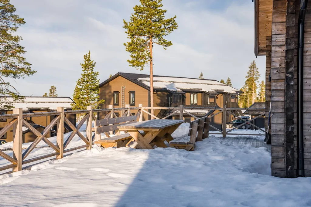 Terrass - Duplex with Mountain View in Himmelfjäll