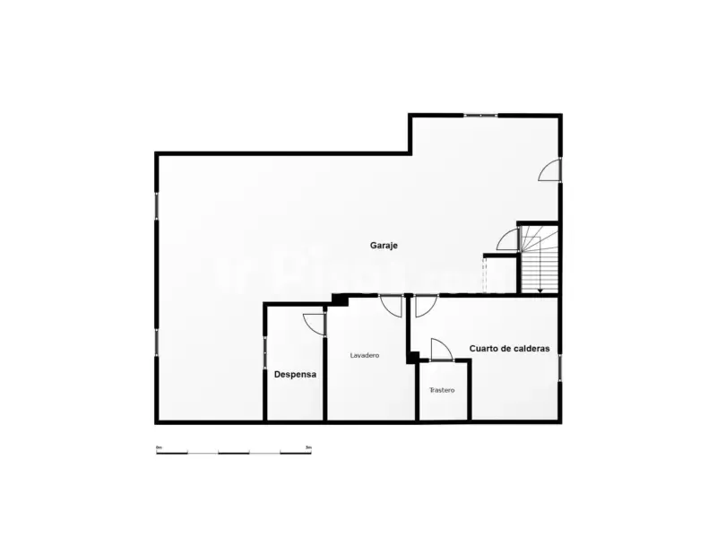 Floor Plan - Stone Cottage with Character in Entrambasaguas