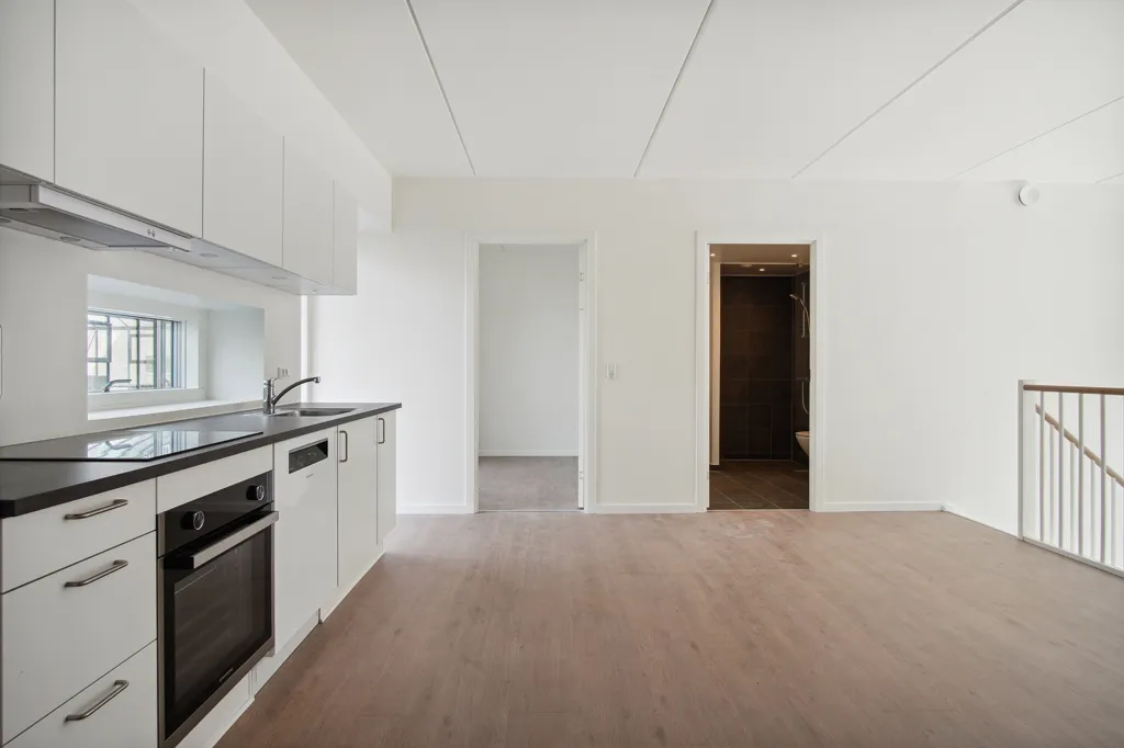 Köök - Senior Apartment with Balcony in Risskov