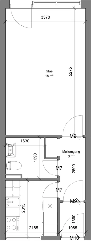 Plaan - One-Bedroom Flat with Pets Allowed in Hals
