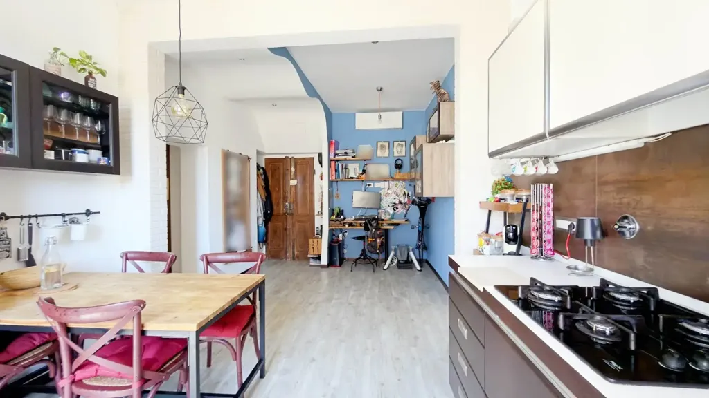Salle à manger - Rustic-Style Flat with Balcony in Florence