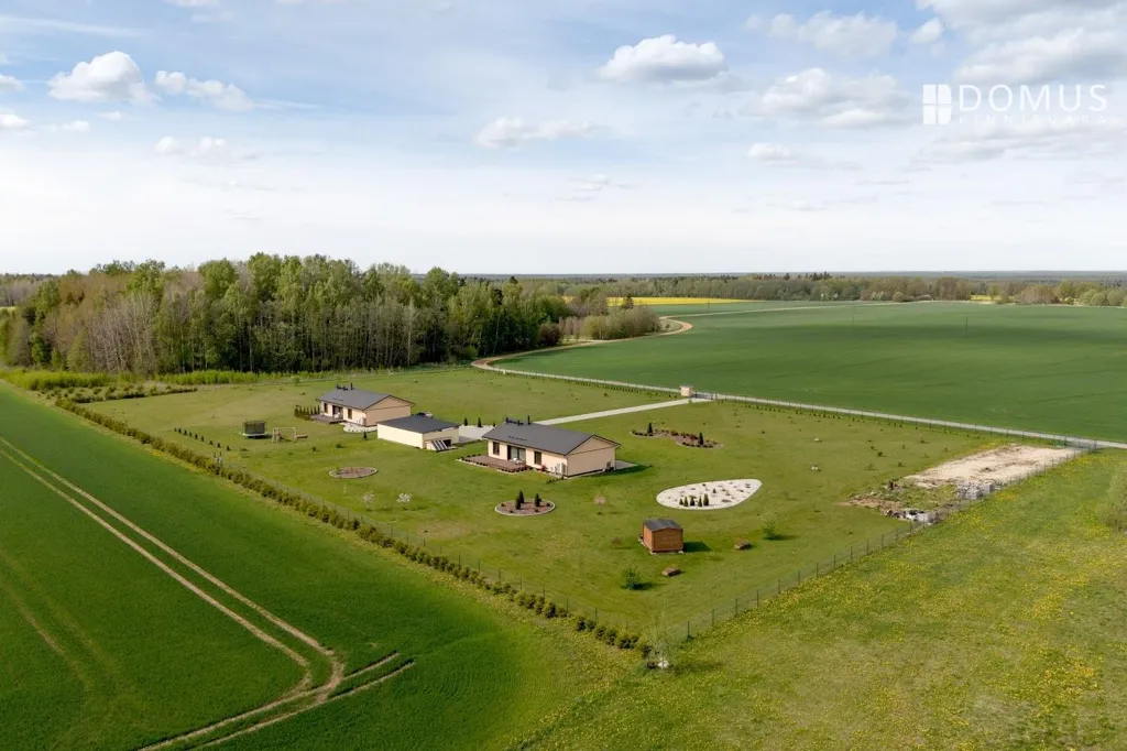 Aerial - Recently Rented Detached House with Garage in Võllinge