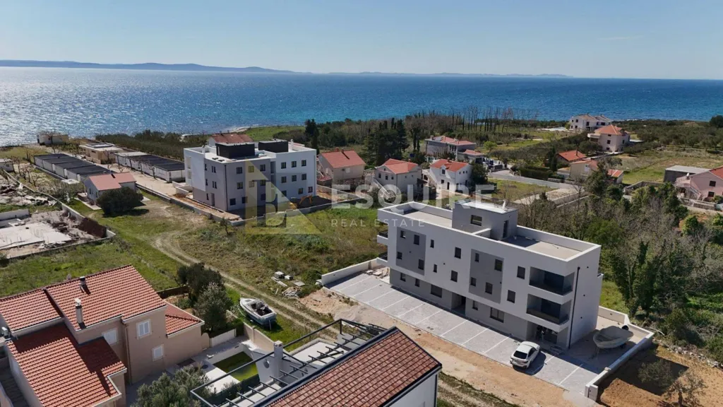 Vue aérienne - Penthouse with Sea View in Privlaka