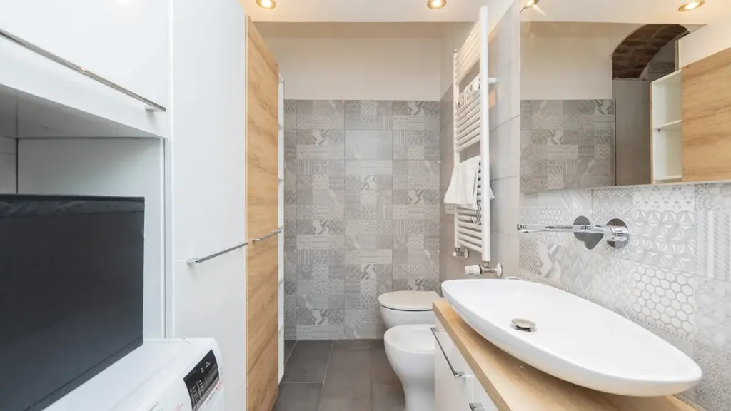 Bagni - Rustic-Style Flat with Terrace in Milan