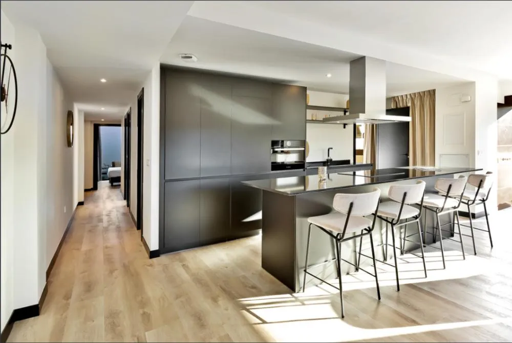 Köök - Key-Ready 3-Bed Apartment with Sea Views in Mijas