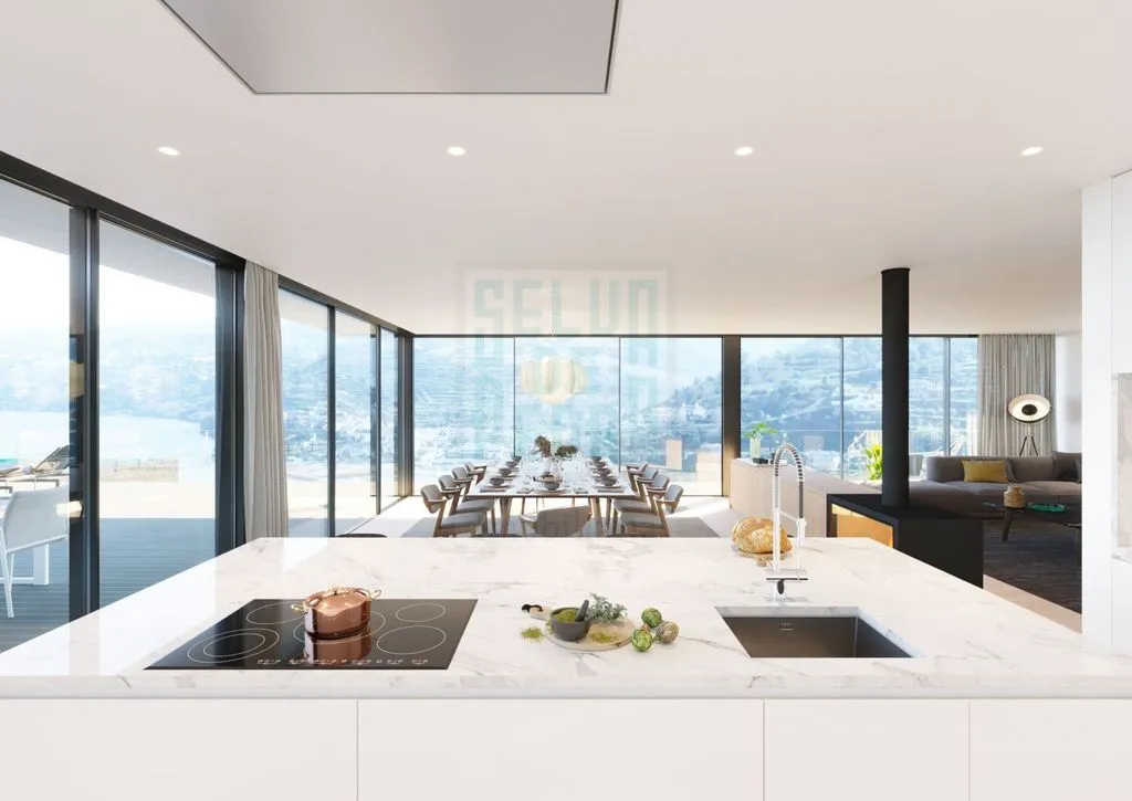 Cuisine - Luxury House with River Douro View in Baião