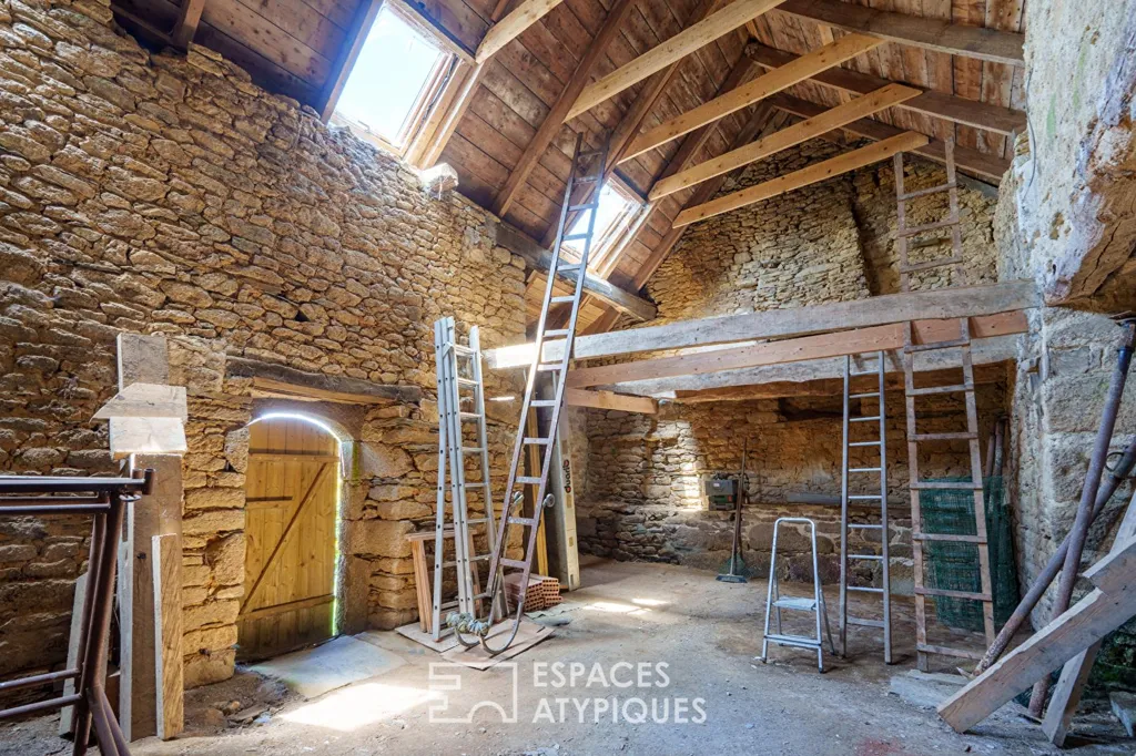 Pièces - Maison de Tisserands avec Dépendance à Commana