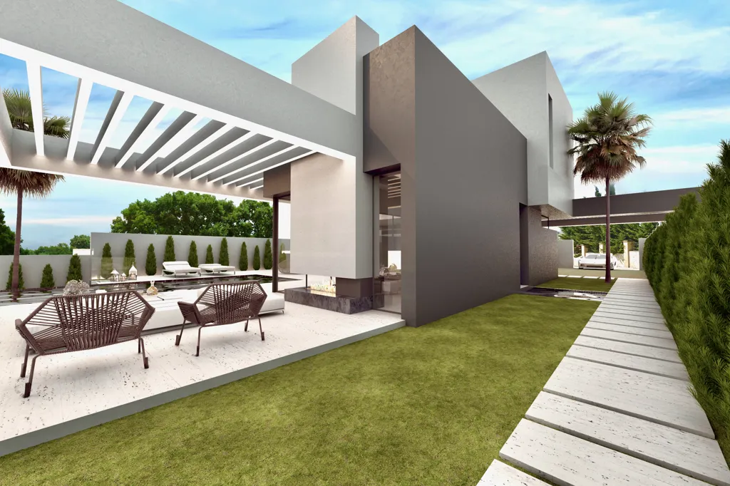 Contemporary Villa with Pool in Golden Triangle