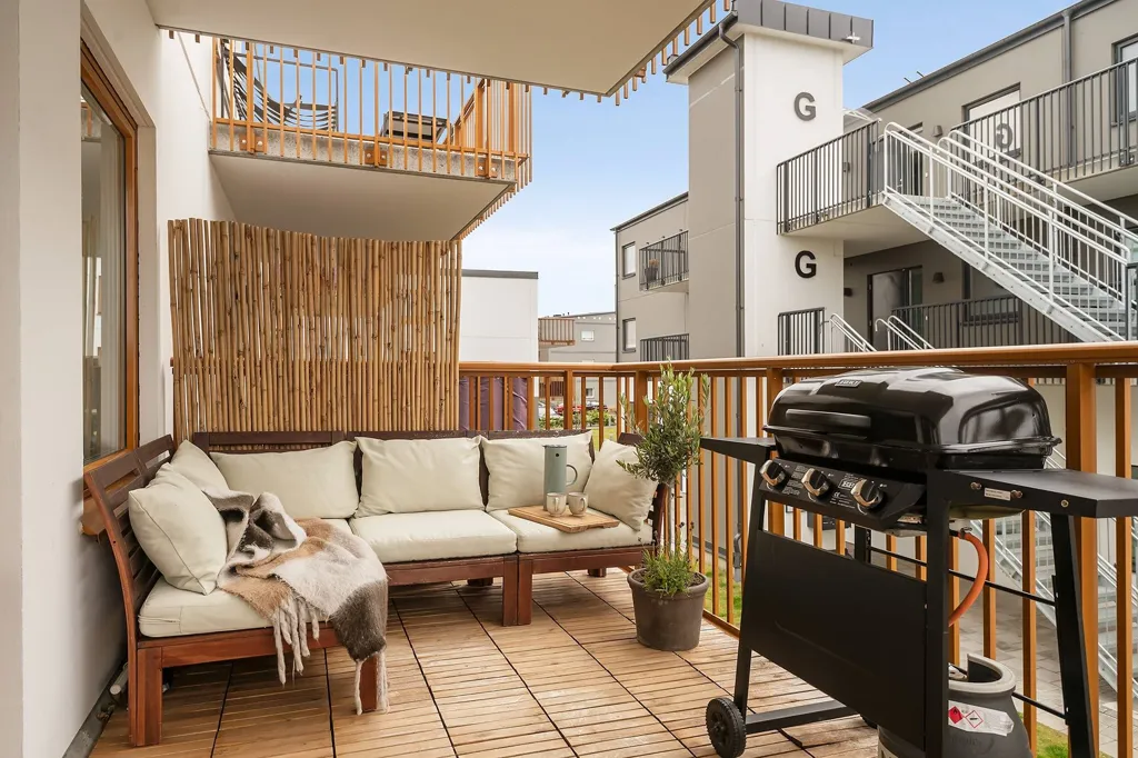 Balcon - Modern Penthouse with Balcony in Trelleborg