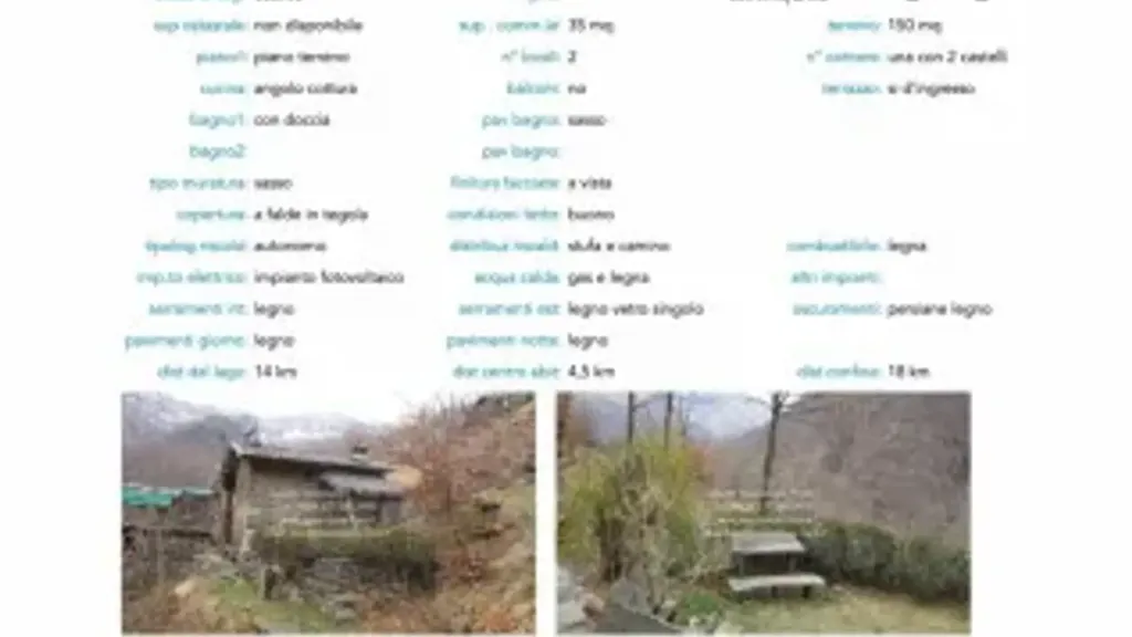Jardin - Mountain Cottage with Solar Panels in Valle Cannobina