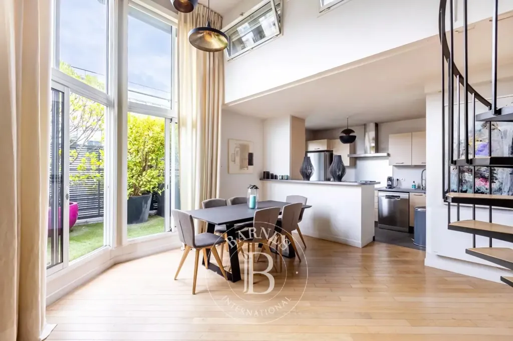 Salle à manger - Appartement avec Terrasses et Parking à Boulogne Centre