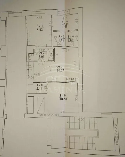Plan - Flat with Sea View in Klaipėda