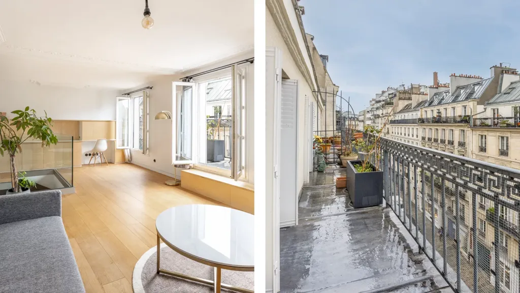 Balcone - Luxury Duplex with Balcony in Paris 9th