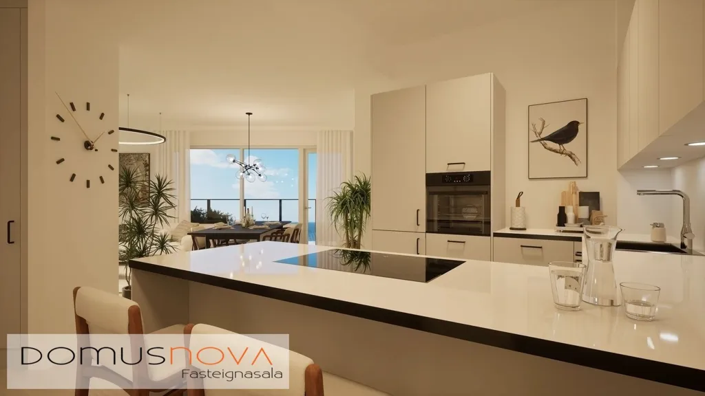 Cuisine - New Apartment with Elevator in Akranes
