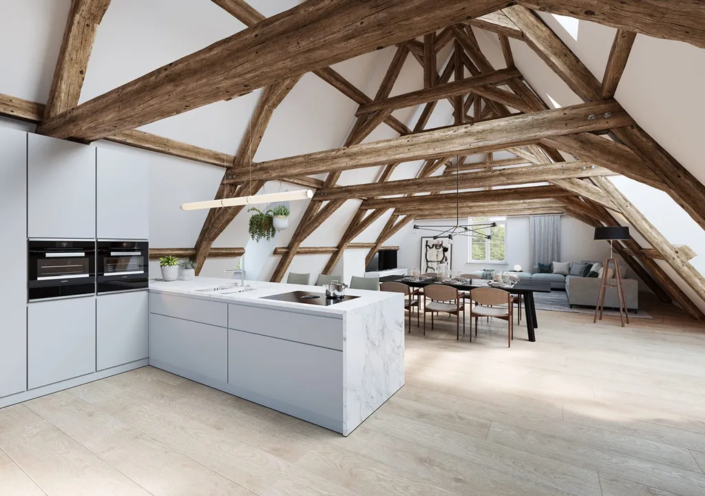 Köök - Ground Floor Apartment with Terrace in Bruges