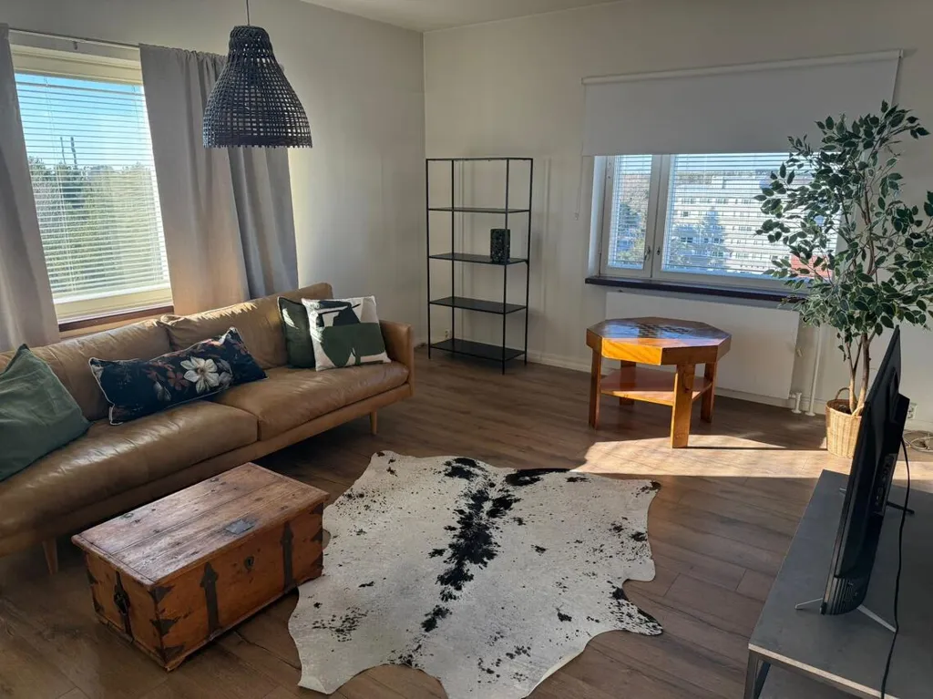 Séjour - Apartment with Sea View in Tuira, Oulu